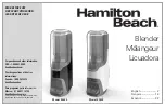 Preview for 1 page of Hamilton Beach 53620 Manual