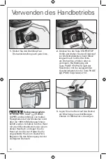 Предварительный просмотр 30 страницы Hamilton Beach 58928-CE Operation Manual - Original Instructions