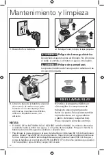 Предварительный просмотр 50 страницы Hamilton Beach 58928-CE Operation Manual - Original Instructions