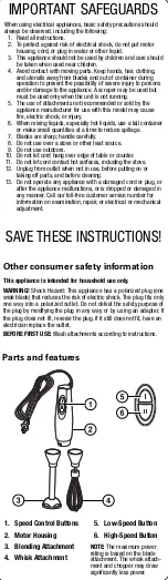 Preview for 2 page of Hamilton Beach 59762 User Manual