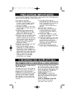 Preview for 10 page of Hamilton Beach 62000 Use And Care Manual