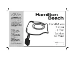 Hamilton Beach 62630 User Manual preview