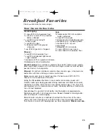 Preview for 25 page of Hamilton Beach 63222CH User Manual And Recipes