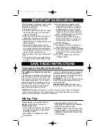 Preview for 2 page of Hamilton Beach 64694 User Manual