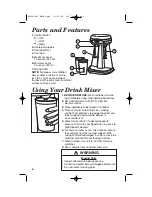 Preview for 6 page of Hamilton Beach 65132H User Manual And Recipes