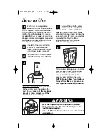 Preview for 7 page of Hamilton Beach 67600 - Big Mouth Juice Extractor User Manual