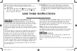 Preview for 3 page of Hamilton Beach 67906 Use & Care Manual