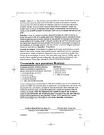 Preview for 32 page of Hamilton Beach 70300 User Manual