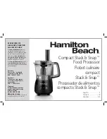 Hamilton Beach 70510 User Manual preview