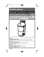 Hamilton Beach 70590 - Big Mouth 14 Cup Food Processor User Manual preview