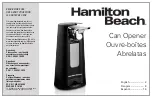 Preview for 1 page of Hamilton Beach 76510 Manual