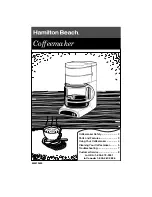 Предварительный просмотр 1 страницы Hamilton Beach 840073500 Troubleshooting Manual