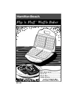 Hamilton Beach 840074500 User Manual preview