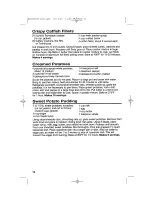 Preview for 12 page of Hamilton Beach 840075900 Use & Care Manual