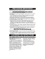 Preview for 12 page of Hamilton Beach 840087000 Use & Care Manual