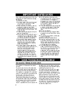 Preview for 2 page of Hamilton Beach 840097100 Instruction Manual