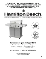 Preview for 31 page of Hamilton Beach 84340 Assembly And Operation Manual