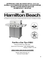 Preview for 63 page of Hamilton Beach 84340 Assembly And Operation Manual