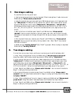 Preview for 12 page of Hamilton Beach 87106 Owner'S Manual