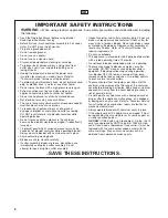 Preview for 2 page of Hamilton Beach 980 series Operation Manual