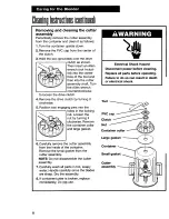 Preview for 8 page of Hamilton Beach 990 - 990 Commercial Food Blender Operation Manual