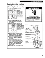 Preview for 9 page of Hamilton Beach 990 - 990 Commercial Food Blender Operation Manual