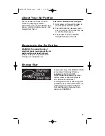 Preview for 3 page of Hamilton Beach Air Purifier User Manual