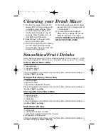 Предварительный просмотр 7 страницы Hamilton Beach ALL-METAL DRINK MIXER User Manual