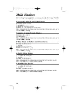 Предварительный просмотр 10 страницы Hamilton Beach ALL-METAL DRINK MIXER User Manual