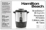 Hamilton Beach BrewStation 40514R Manual preview