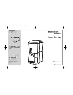 Hamilton Beach BrewStation 44301 User Manual preview