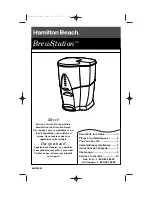 Предварительный просмотр 11 страницы Hamilton Beach BrewStation 47226 Instructions Manual