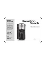 Hamilton Beach BrewStation 49150 Use & Care Manual preview
