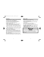 Preview for 5 page of Hamilton Beach D45020W User Manual