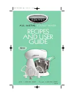 Hamilton Beach Eclectrics 63225 User Manual And Recipes preview