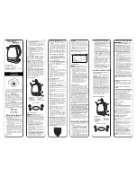 Hamilton Beach Electric Kettle Instructions preview