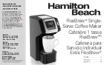 Предварительный просмотр 1 страницы Hamilton Beach FlexBrew 49974 User Manual