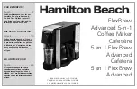 Hamilton Beach FlexBrew Advanced 5-in-1 Manual preview