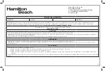 Preview for 39 page of Hamilton Beach FlexBrew Read Before Use