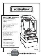 Hamilton Beach GB34 Operation Manual предпросмотр