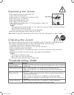 Preview for 5 page of Hamilton Beach GJ36 Operation Manual