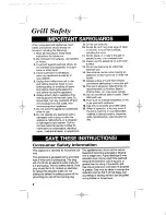 Предварительный просмотр 2 страницы Hamilton Beach Grill 31585 Use & Care Manual