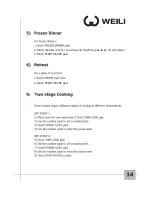 Preview for 14 page of Hamilton Beach hb-p100n30al-s3 Owner'S Manual