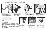 Preview for 4 page of Hamilton Beach HB Pro Mixer Manual