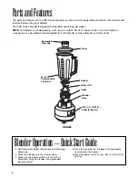 Preview for 4 page of Hamilton Beach HBB908 - Bar Blender, 44 oz. Poly Top Operation Manual