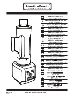 Hamilton Beach HBF400 Operation Manual предпросмотр