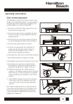 Предварительный просмотр 7 страницы Hamilton Beach HBFRF1705-WHITE Owner'S Manual