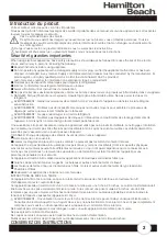 Предварительный просмотр 14 страницы Hamilton Beach HBFRF301-B Owner'S Manual