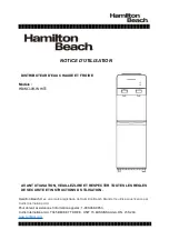 Предварительный просмотр 8 страницы Hamilton Beach HBWC109-WHITE Instruction Manual