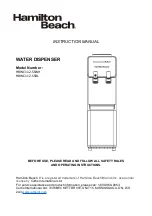 Hamilton Beach HBWC112-SSBL Instruction Manual preview